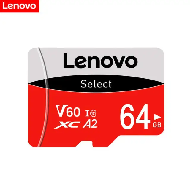 Lenovo 64GB Class 10 Micro SD Card V60 Trans SD Flash Camera / Nintendo Switch